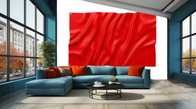 Vector realistic illustration of flags on a white background. Wall mural