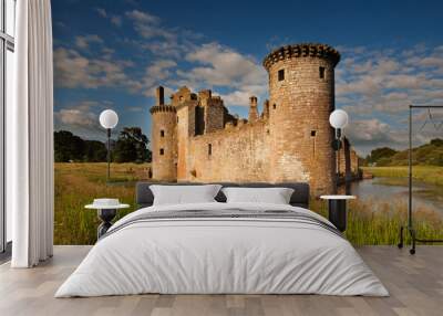 Caerlaverock Castle, Dumfries and Galloway, Scotland Wall mural