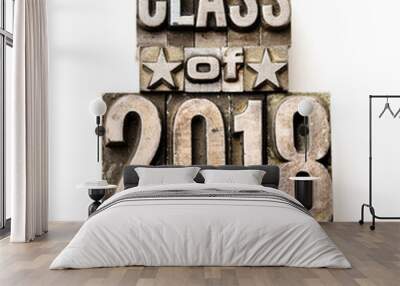 Class of 2018 Wall mural