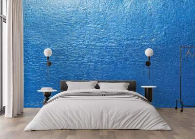 blue foil texture background Wall mural