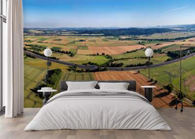 The Werra Valley at Herleshausen between Hesse and Thuringia Wall mural