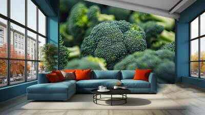 broccoli on the market Wall mural