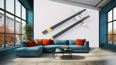 chopsticks on the background. chopsticks on the background Wall mural