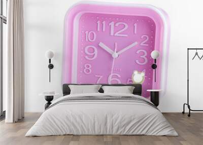 clock or alarm clock on a background new. Wall mural