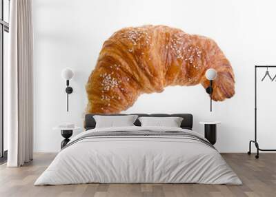 croissant or tasty croissant on the background new. Wall mural