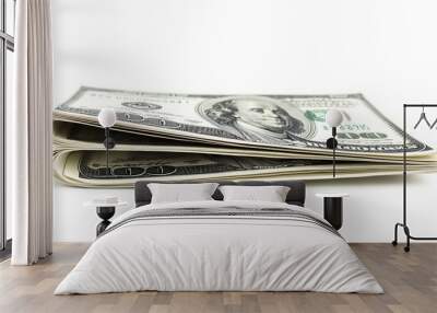 Stacked Dollar Bills Wall mural