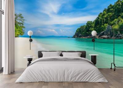 Tropical Paradise Beach Wall mural