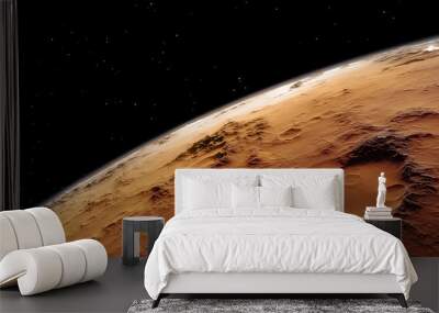 Procedural generated image of Mars Wall mural