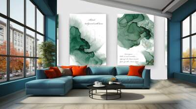 Modern creative marble texture design background. Alcohol ink. Vector illustration. Wall mural