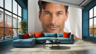 The handsome mature man Wall mural