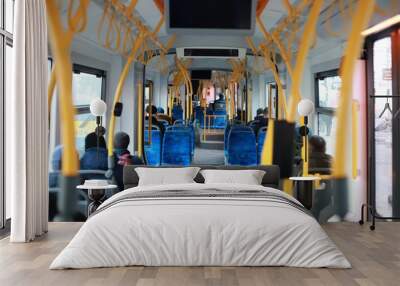 interior of bus Wall mural