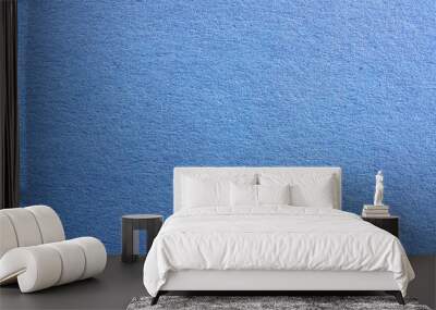 Blue colored paper with strong structure as a background, photographed in the studio Wall mural