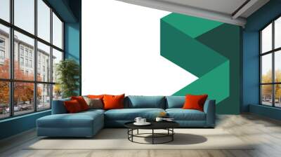 Fold Shape Corner Wall mural