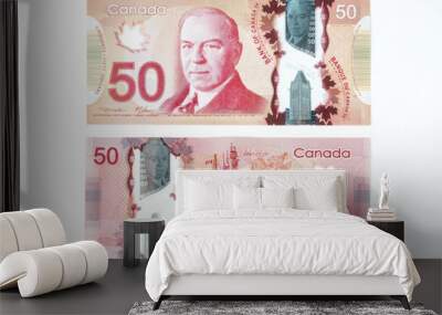 50 Canadian dollar bill Wall mural