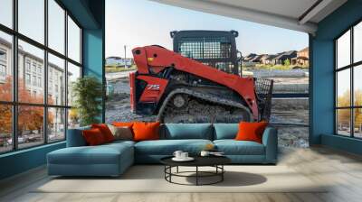 Construction heavy equipment Wall mural