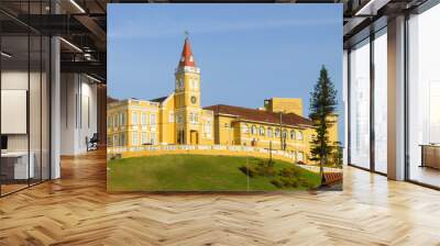 Florianopolis, Brazil - Circa July 2018: Building of the Imperial Hospital de Caridade in downtown Florianopolis Wall mural