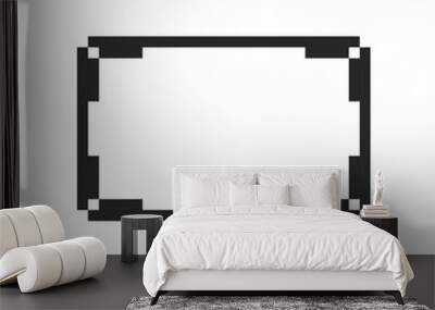 border frame rectangle pixel art Wall mural