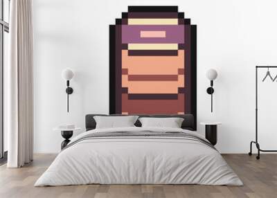 cake pixel art for dynamic digital projects and designs. Wall mural