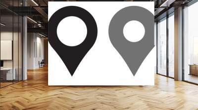 Location map icon design Wall mural