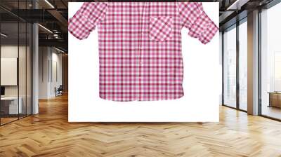 3d illustration autumn season men casual shirt with cotton material soft finishing. Wall mural