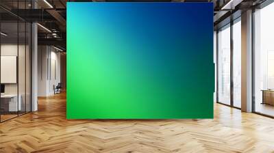 Blue green and gradient color background image Wall mural