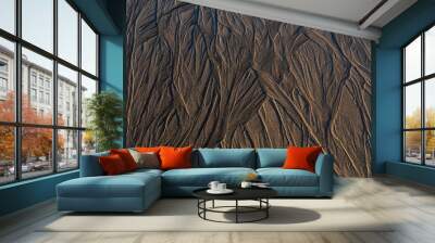 Icelandic black sand beach	 Wall mural