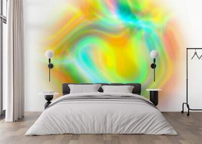 Circle Holographic light Shape Wall mural