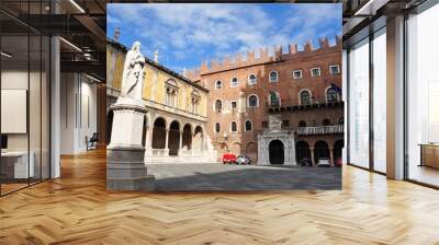 piazza dei signori in verona / italien Wall mural