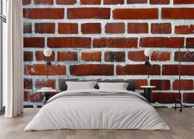 brick wall background vintage texture Wall mural