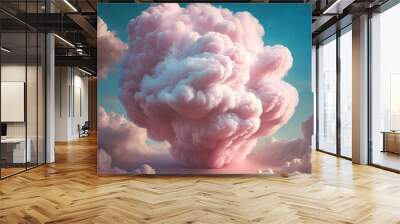 surrealistic landscapes generated with AI Wall mural