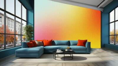 abstract background with colorful gradations with a rough and blurry texture	
 Wall mural