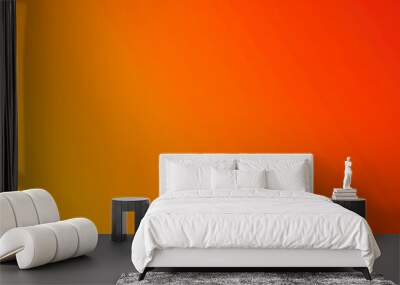 Orange gradient background. Generative AI technology.	
 Wall mural