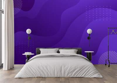 Abstract purple liquid background. Eps10 vector Wall mural