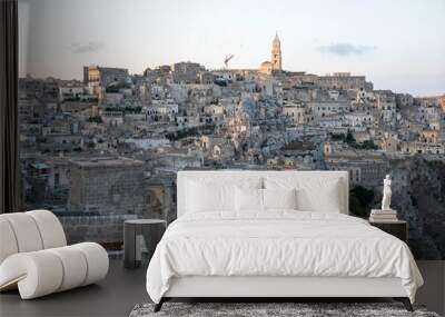 Matera is a city and the capital of the Province of Matera in Basilicata, Southern Italy Wall mural