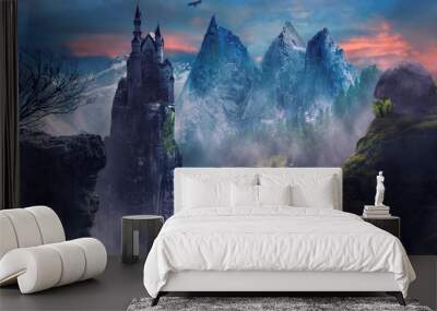 castle on the hill Wall mural