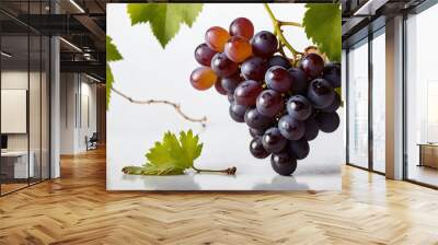 Grapes with branch isolated on white background

 Wall mural