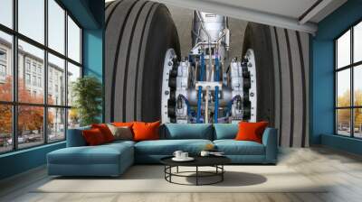 Aircraft landing gear, main gear Wall mural