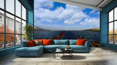 solar power plant Wall mural