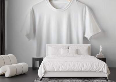 White t-shirt mockup Wall mural