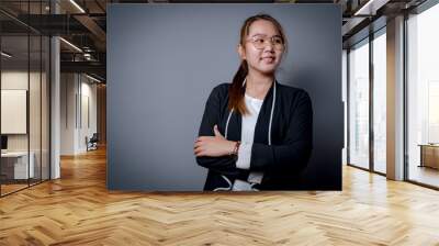 portrait of a young business woman Wall mural