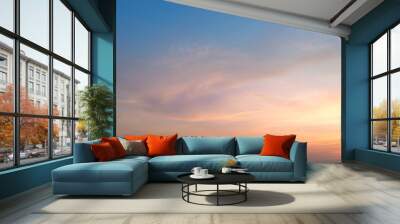 sky with clouds Wall mural