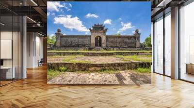 Tu Minh or Thanh Cung tomb, Hue, Vietnam. Wall mural