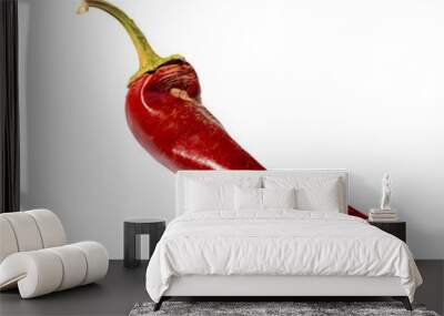 Dry red chili peppe Wall mural