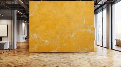 Yellow marble texture with natural pattern for background or design artwork Wall mural