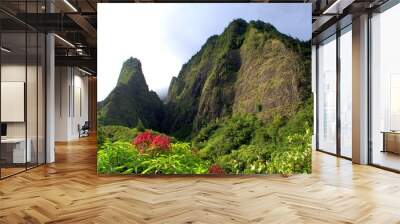 iao needle, maui hawaii Wall mural