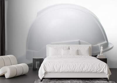 safety helmet isolated with white background Wall mural