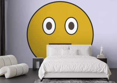 happy smiley face Wall mural