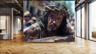 Passion of Christ: The Crucifixion in the Gospels Wall mural