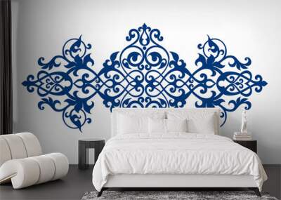 Vector vintage ornament calligraphy frame pattern Wall mural