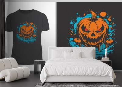 Halloween T-shirt design, Halloween art, Best T-Shirt for Halloween Wall mural